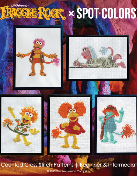 DRAGON CON ONLY - Fraggle Rock 5 Pattern Counted Cross Stitch Booklet