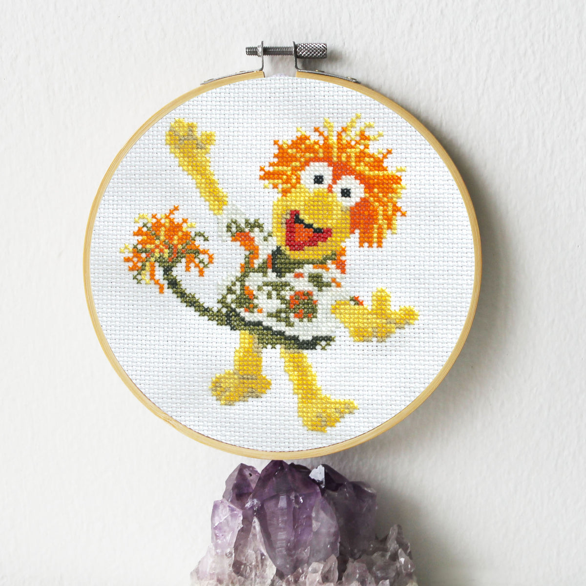 Fraggle Rock: Wembley Fraggle Counted Cross Stitch Kit – Spot Colors