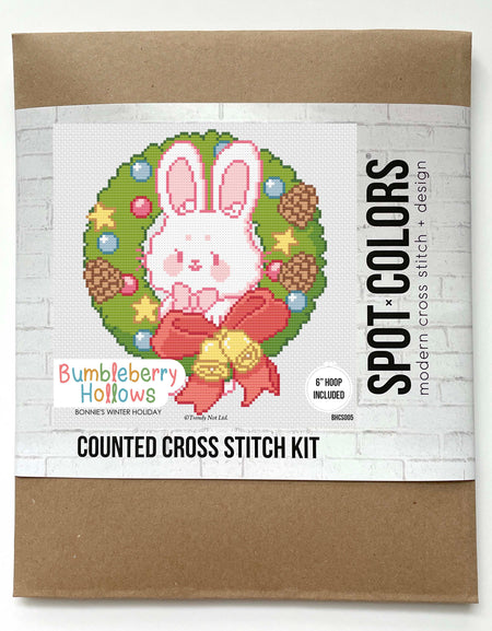 Bonnie's Winter Holiday by Bumbleberry Hollows Cross Stitch KIT