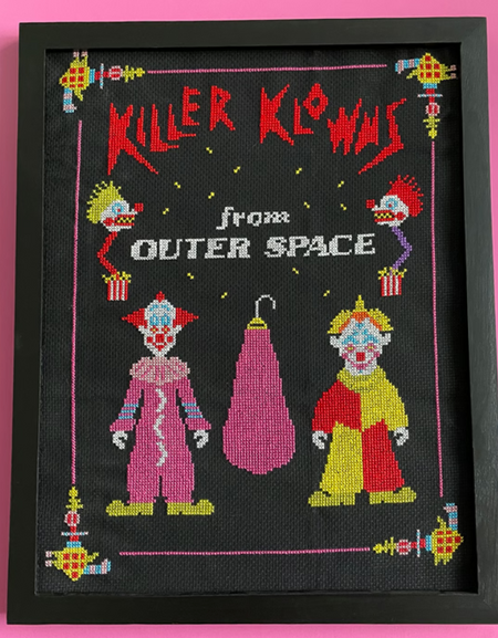Killer Klowns Counted Cross Stitch DIGITAL Pattern