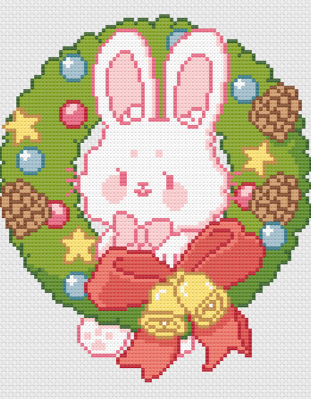 Bonnie's Winter Holiday by Bumbleberry Hollows Cross Stitch Digital Pattern