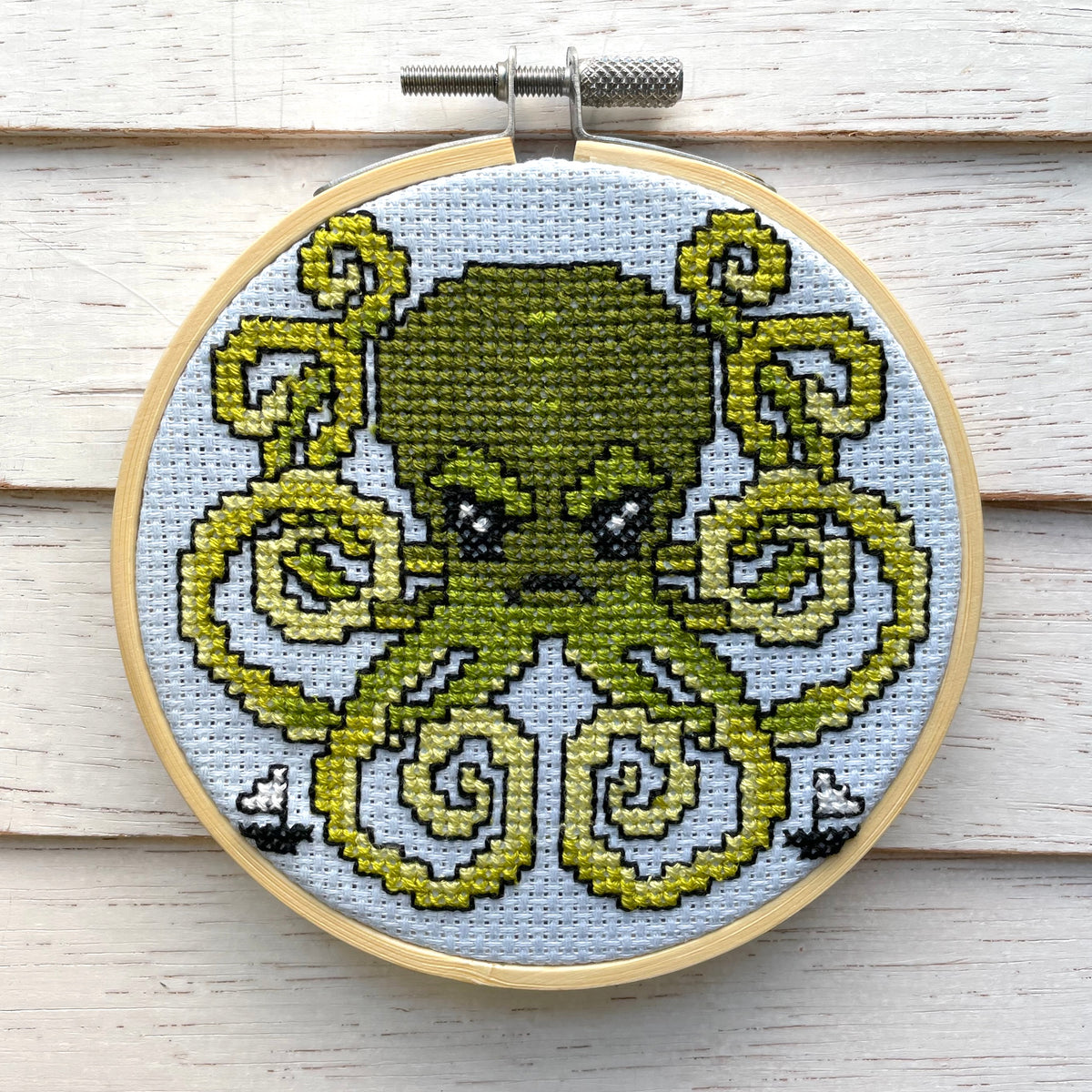 Kraken Cross Stitch Kit – Spot Colors