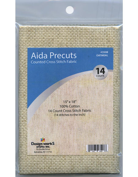 Design Works - 14 Count Aida 15"x18" - OATMEAL