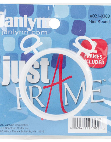 Janlynn Just A Frame Round Hoop 2.5" 2/Pkg