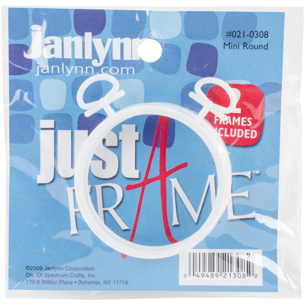 Janlynn Just A Frame Round Hoop 2.5" 2/Pkg