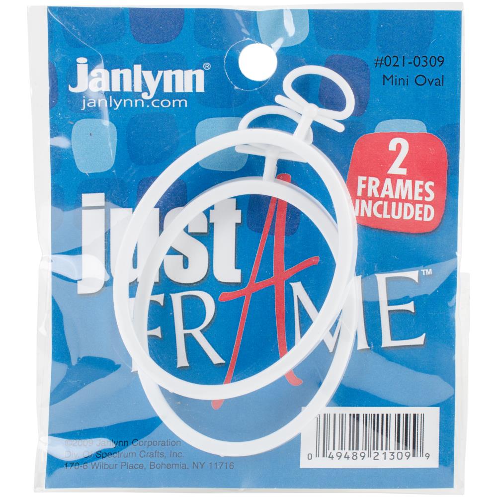 Janlynn Just A Frame Mini Oval Hoop 2.25"X2.75" 2/Pkg