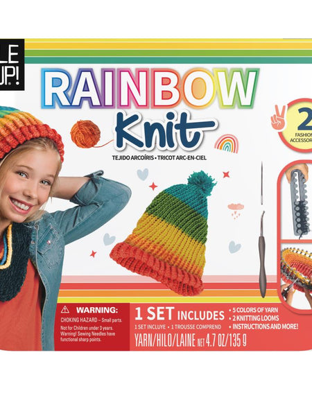 SpiceBox Style Me Up Deluxe Rainbow Knit Kit
