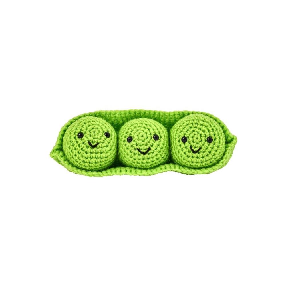 Bucilla Amigurumi Crochet Kit - Triplets in a Pod - PEAS