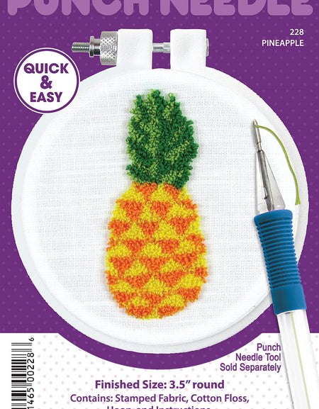 Pineapple Punch Needle Kit 3.5"