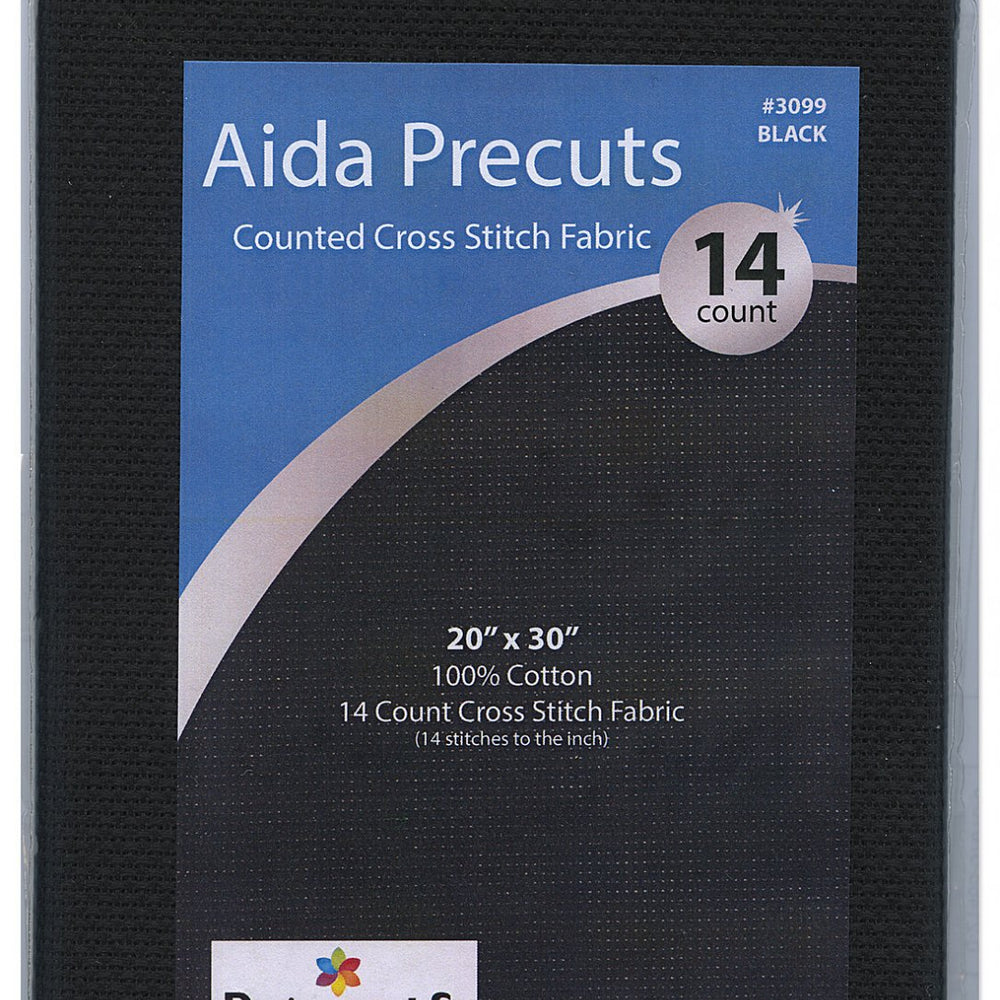 Design Works - 14 Count Aida 20"x30" - BLACK
