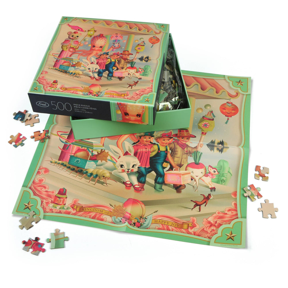 Puzzle 500 PC - Fiona Hewitt - Kingdom of Happy Joy