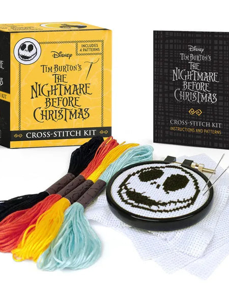 Disney Tim Burton's the Nightmare Before Christmas Cross-Stitch Kit - Paperback