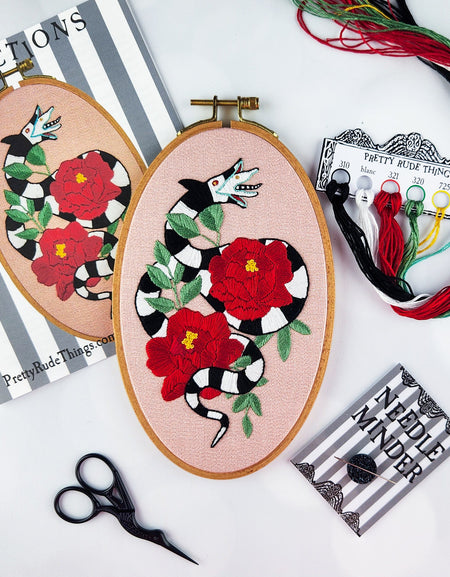 Beetlejuice Sandworm Embroidery Kit