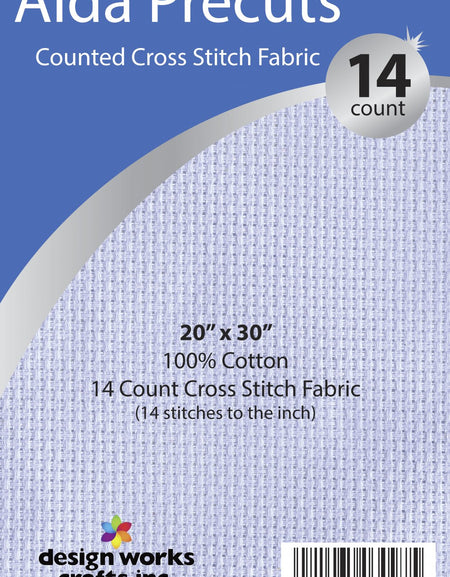 Design Works - 14 Count Aida 20"x30" - LIGHT BLUE