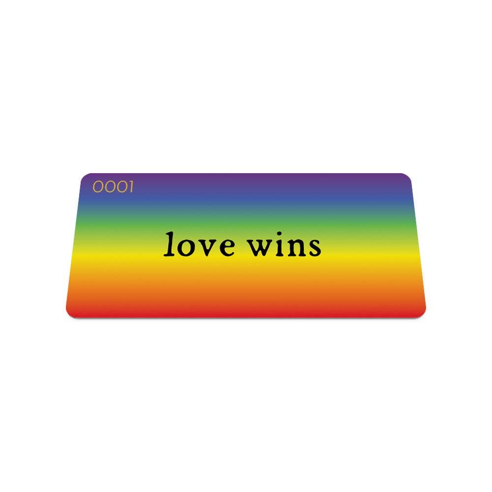 Love Wins - Pride Month Wristband Bracelet: Medium