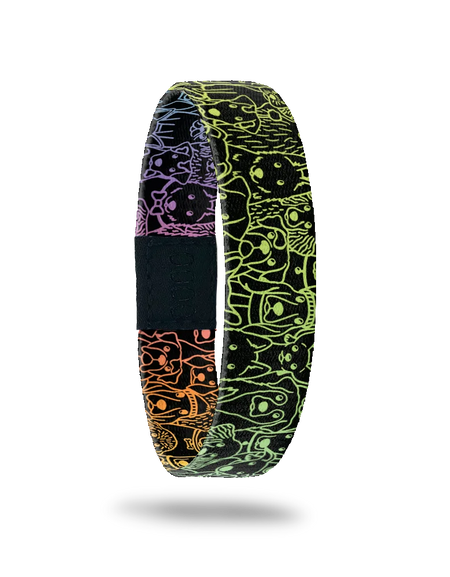 Love - Dog Rainbow Elastic Bracelet: Medium