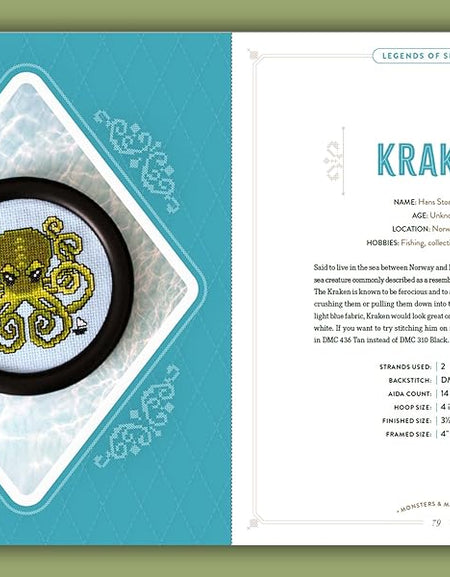 Monsters & Mayhem in Cross Stitch - Pre-order