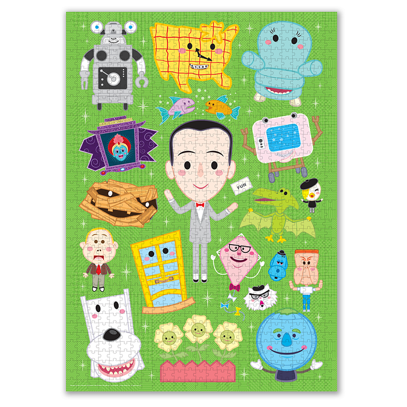 Green Pee-wee's Playhouse 1000 pc Jigsaw Puzzle by 3DRetro