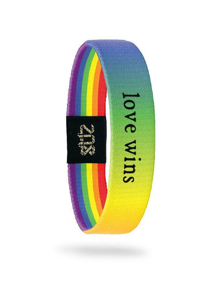 Love Wins - Pride Month Wristband Bracelet: Medium