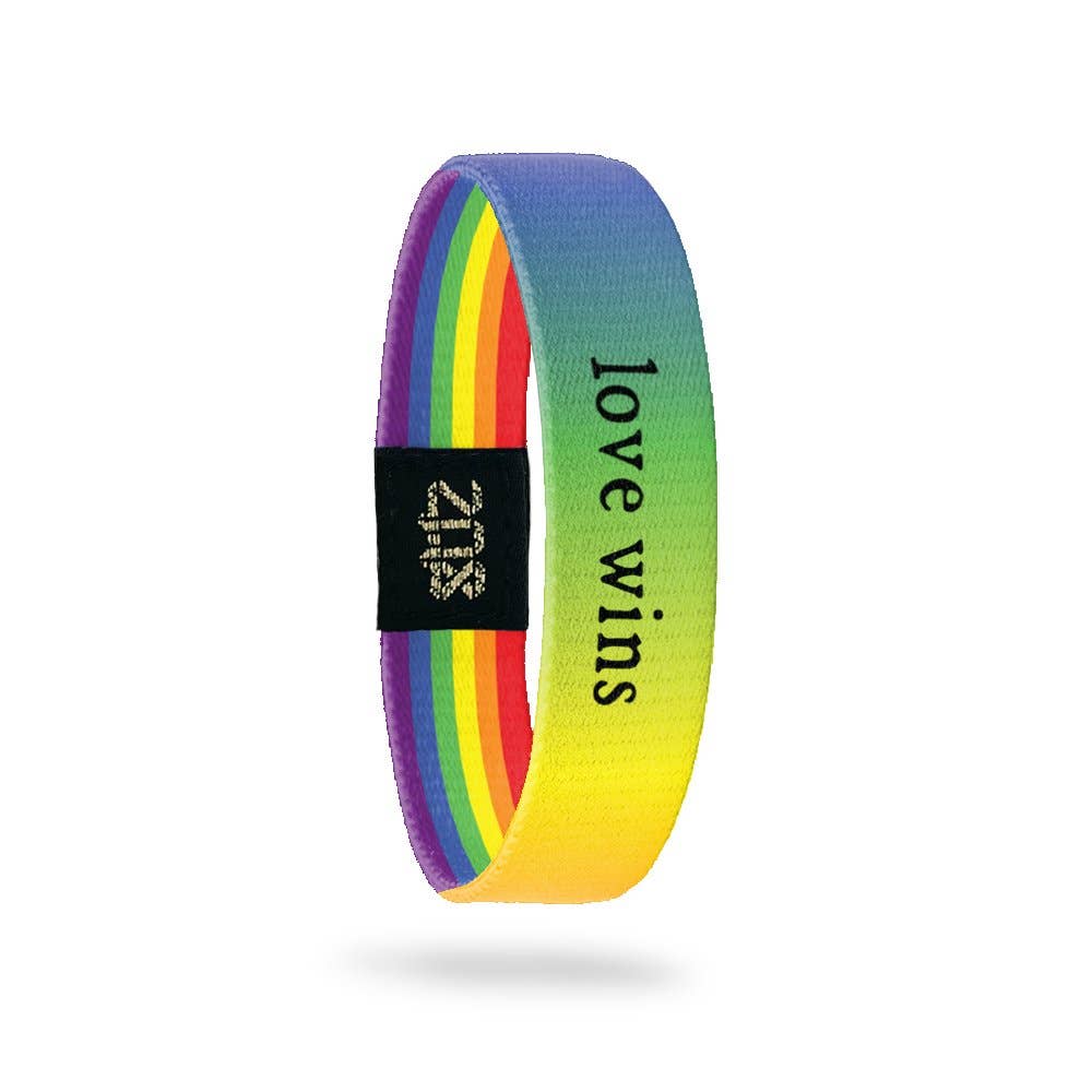 Love Wins - Pride Month Wristband Bracelet: Medium