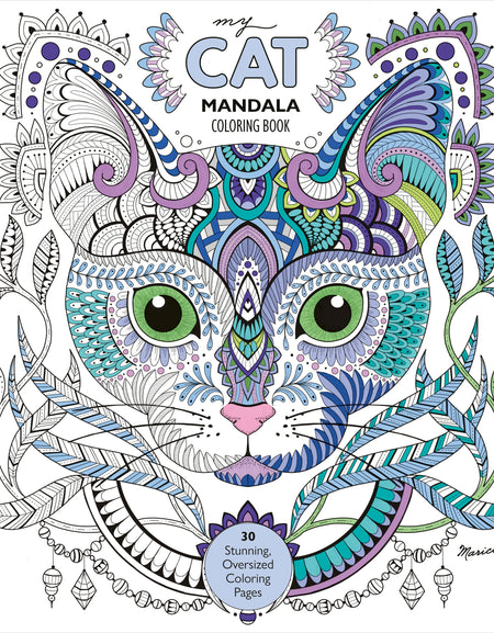 My Cat Mandala Coloring Book