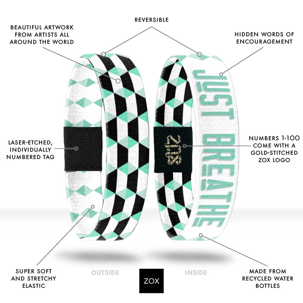 Just Breathe Bracelet: Medium