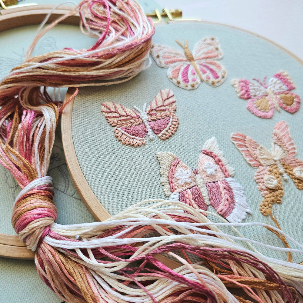 Butterfly Sampler Embroidery Kit