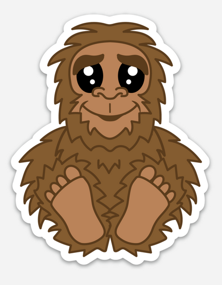 Big Foot Sticker 4"