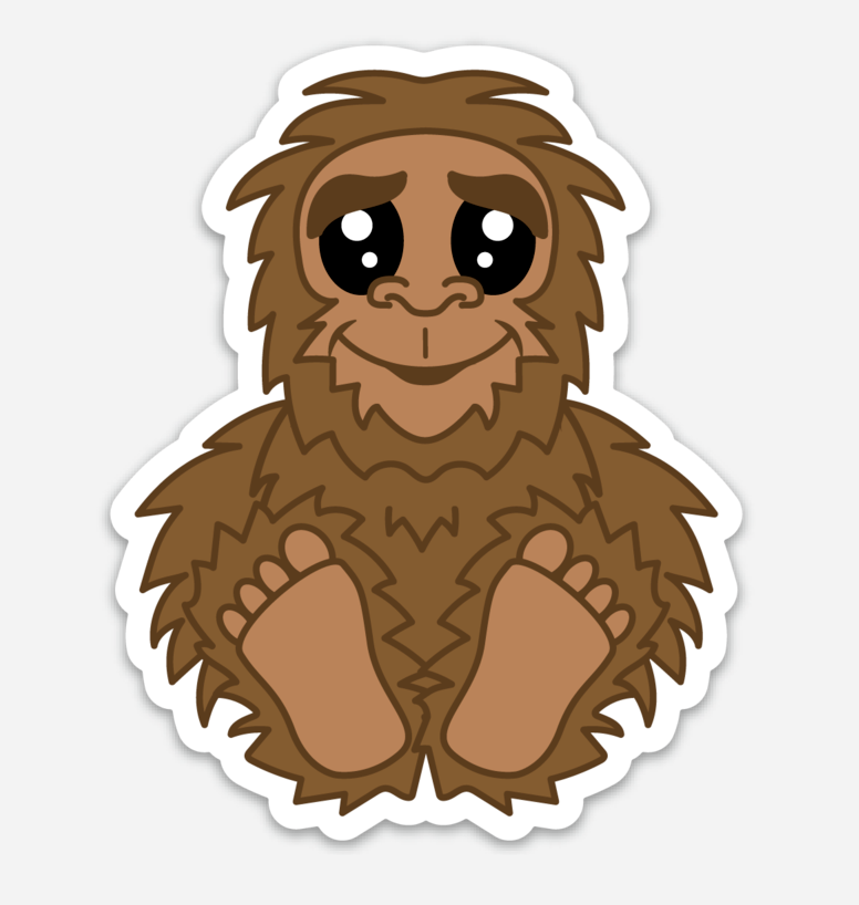 Big Foot Sticker 4"