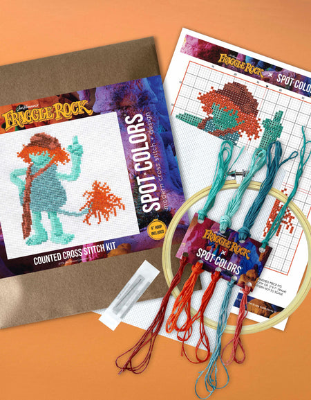 Fraggle Rock: Boober Fraggle Counted Cross Stitch Kit