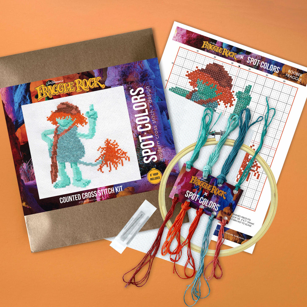 Fraggle Rock: Boober Fraggle Counted Cross Stitch Kit