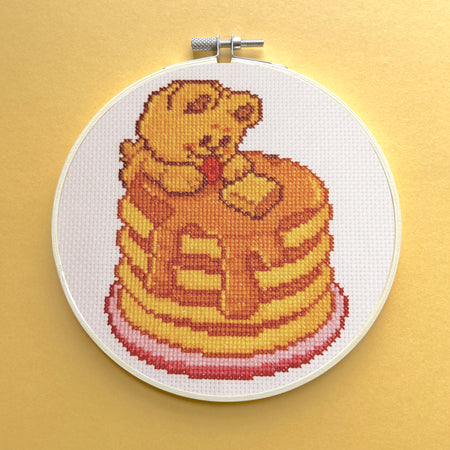 Boris' Breakfast by Bumbleberry Hollows Cross Stitch DIGITAL DOWNLOAD Pattern