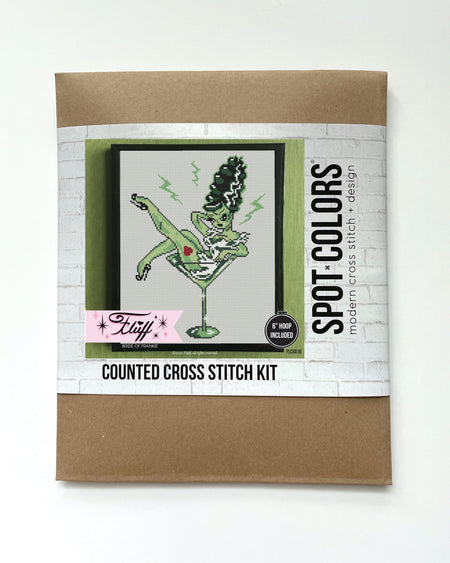 Bride of Frankie by Fluff Counted Cross Stitch Kit