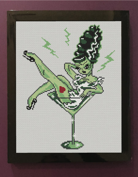 Bride of Frankie by Fluff Counted Cross Stitch DIGITAL Pattern