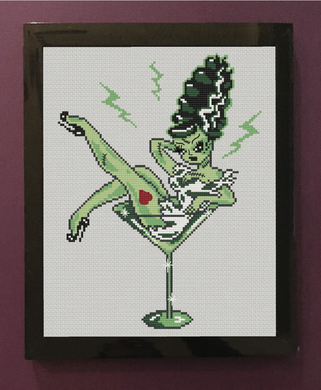 Bride of Frankie by Fluff Counted Cross Stitch DIGITAL Pattern