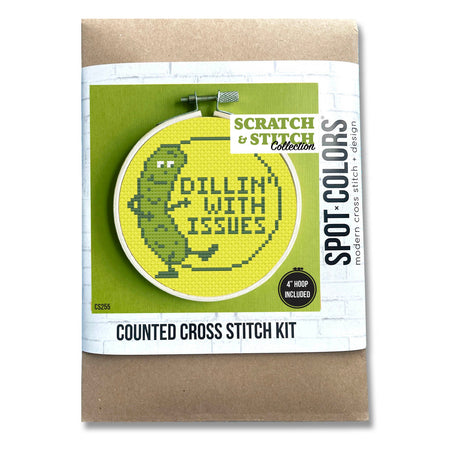 Dill Pickle Cross Stitch Kit
