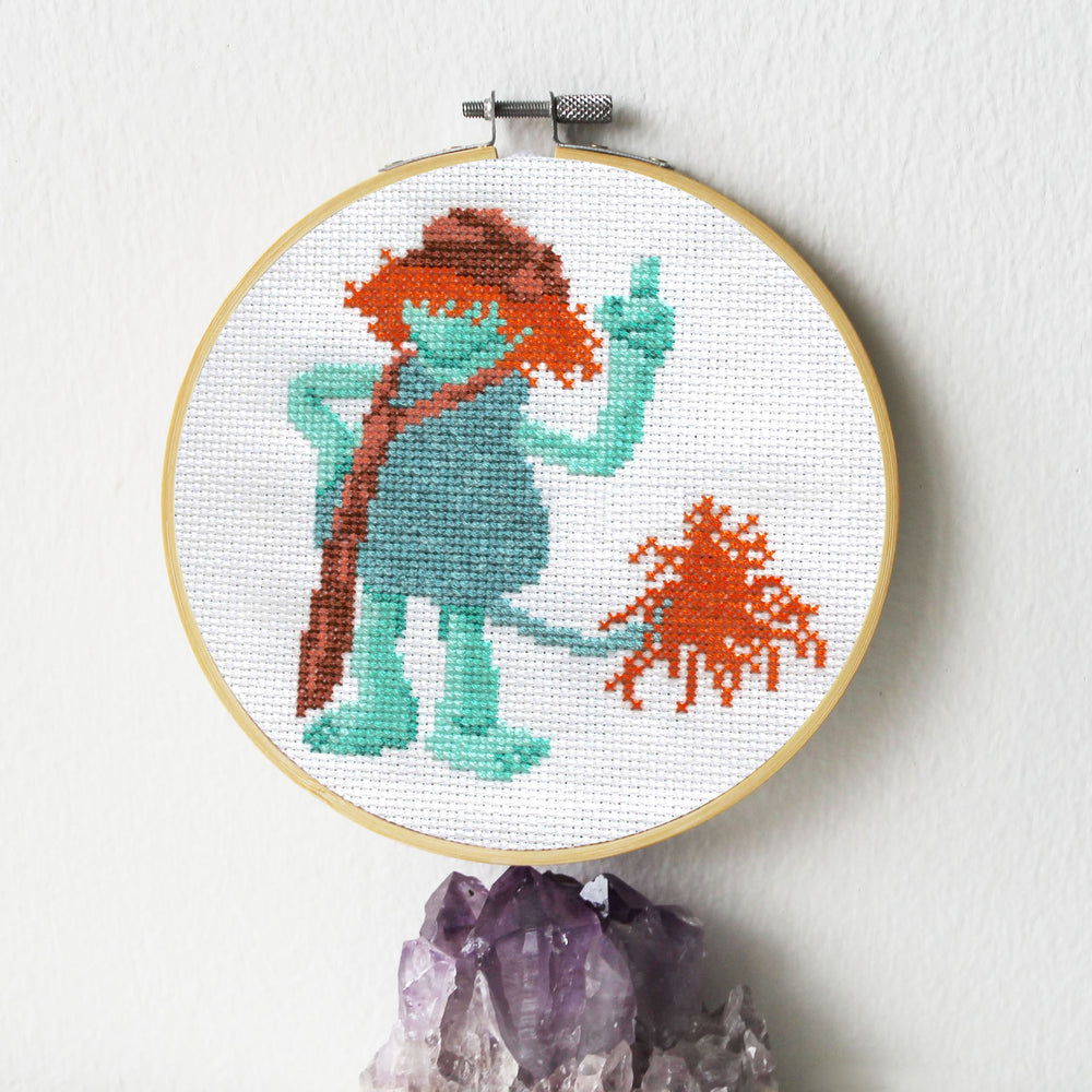 Fraggle Rock: Boober Fraggle Counted Cross Stitch Kit