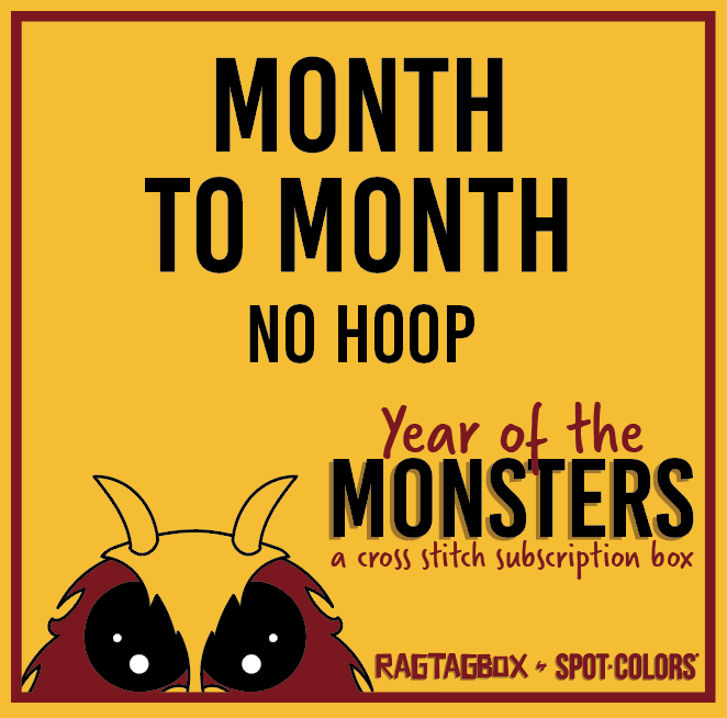 Subscription Box NO HOOP: Year of the Monsters | Month to Month | NO HOOP OPTION