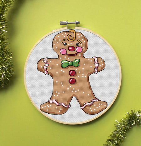 Gingerbread Man by Mary Engelbreit Counted Cross Stitch DIGITAL Pattern