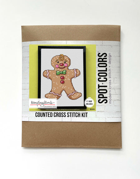 Gingerbread Man by Mary Engelbreit Counted Cross Stitch DIY KIT