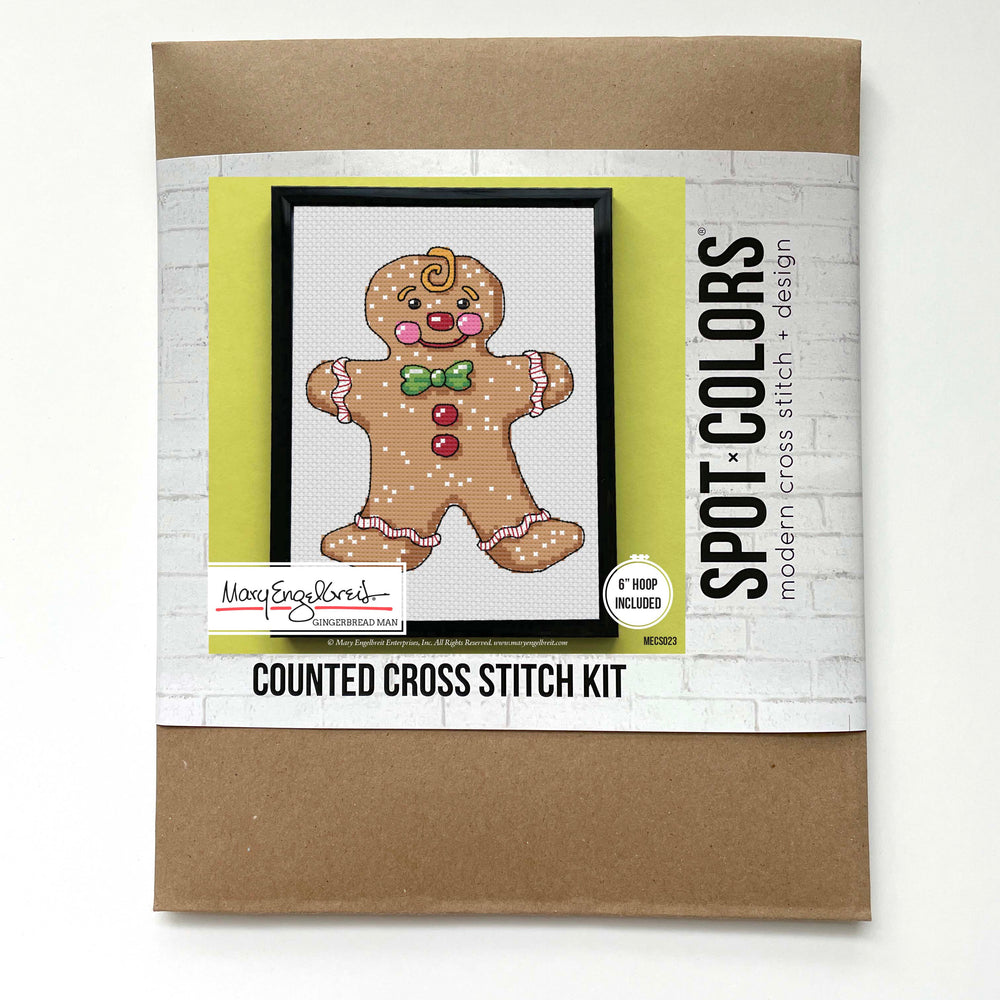 Gingerbread Man by Mary Engelbreit Counted Cross Stitch DIY KIT