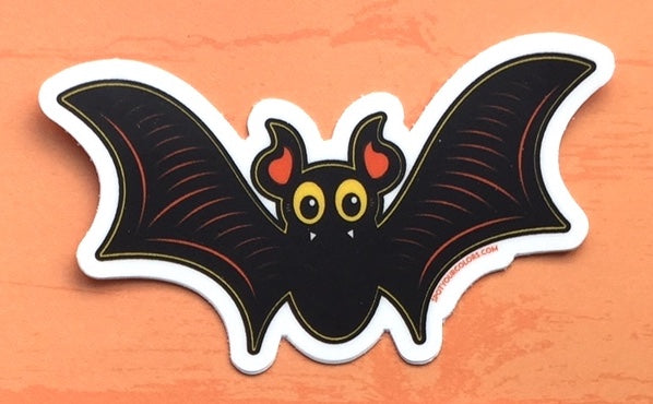 Halloween Bat Sticker 3"