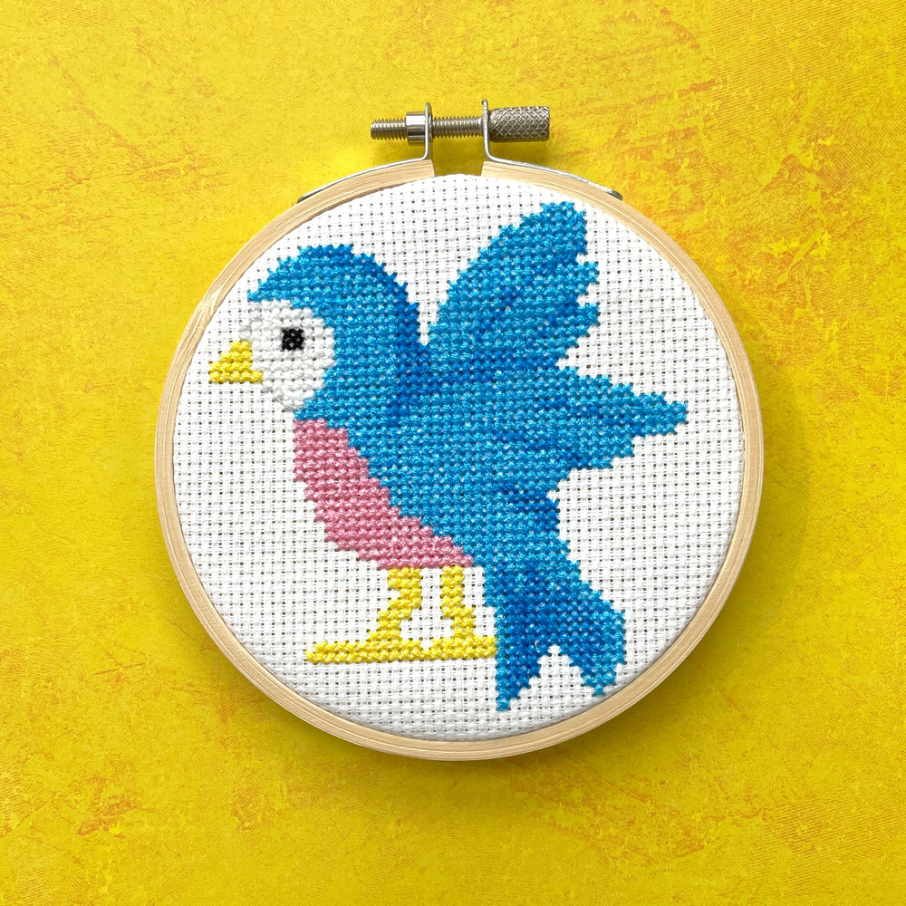 Bluebird by Mary Engelbreit Cross Stitch Digital Download Pattern