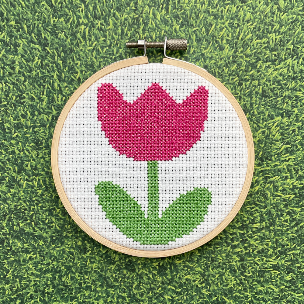Tulip by Mary Engelbreit Counted Cross Stitch DIY KIT