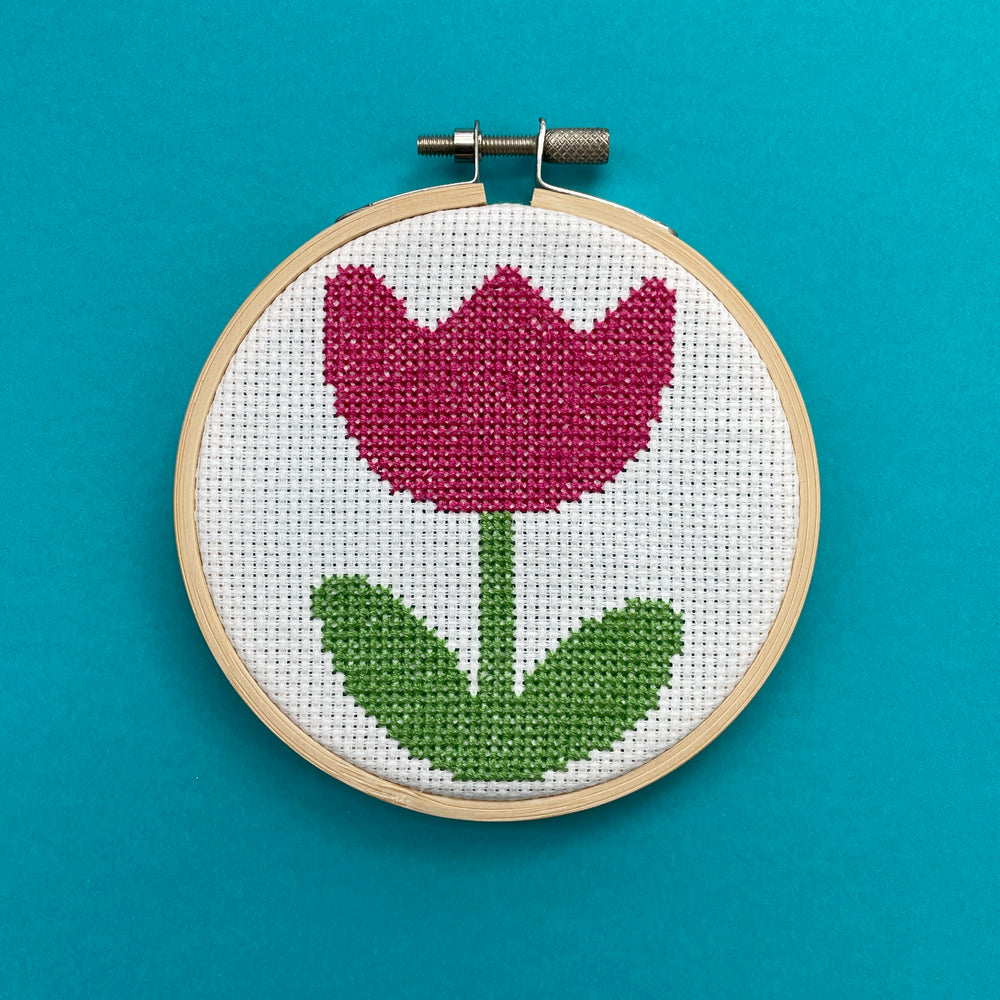 Tulip by Mary Engelbreit Counted Cross Stitch DIY KIT