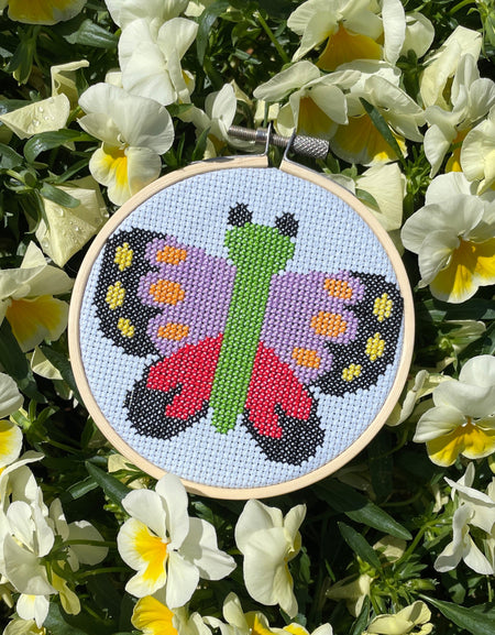 Butterfly by Mary Engelbreit Cross Stitch Digital Download Pattern
