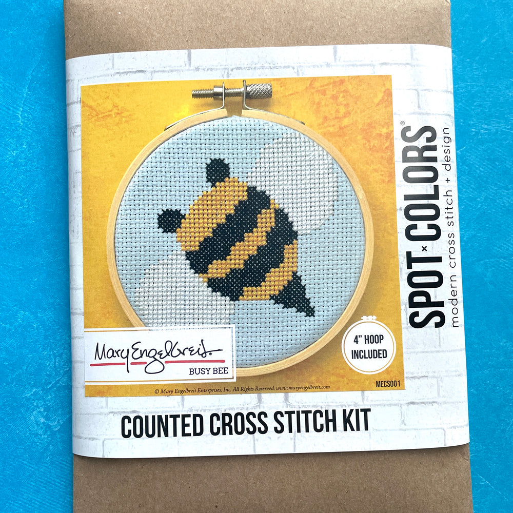 Busy Bee by Mary Engelbreit Counted Cross Stitch DIY KIT