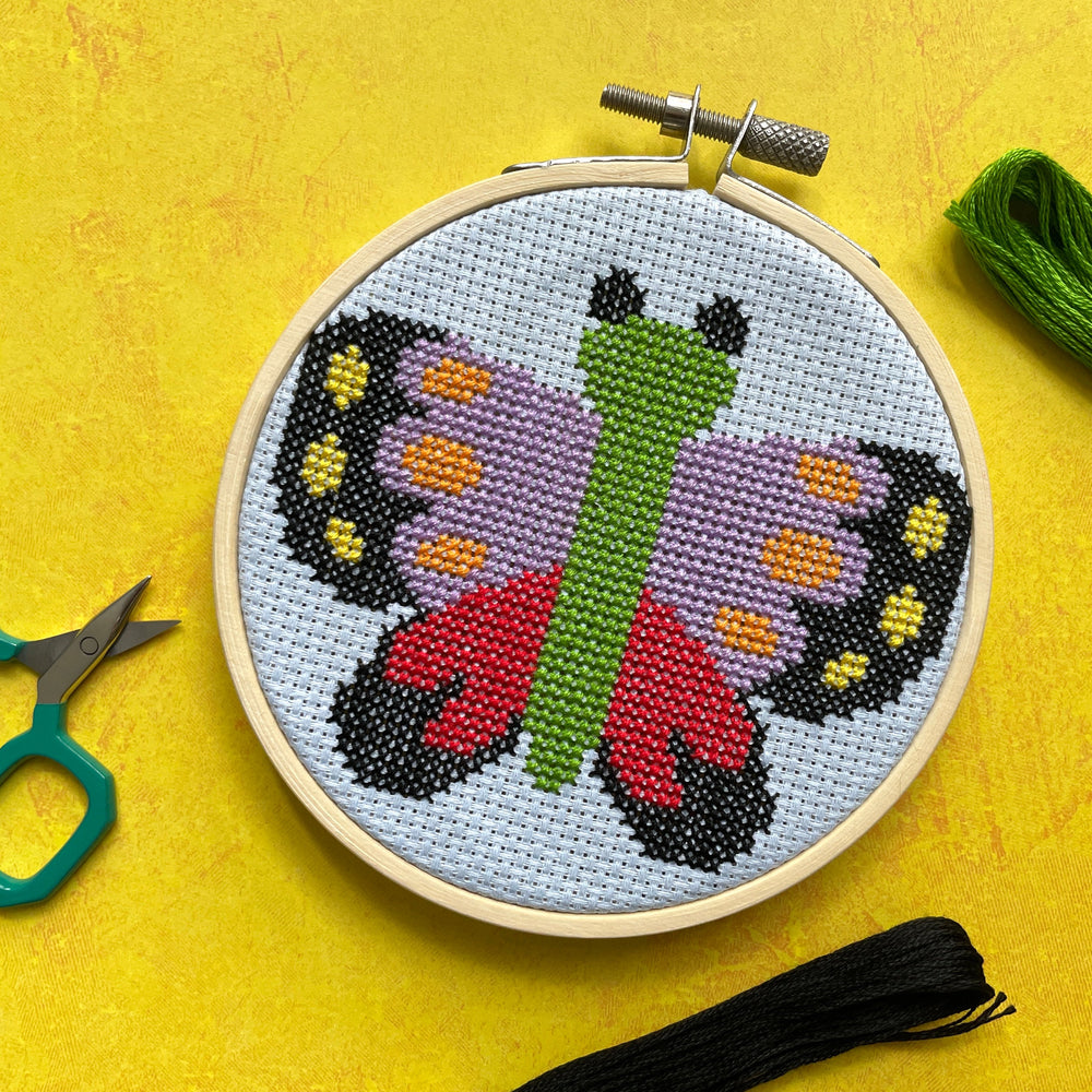 Butterfly by Mary Engelbreit Cross Stitch Digital Download Pattern