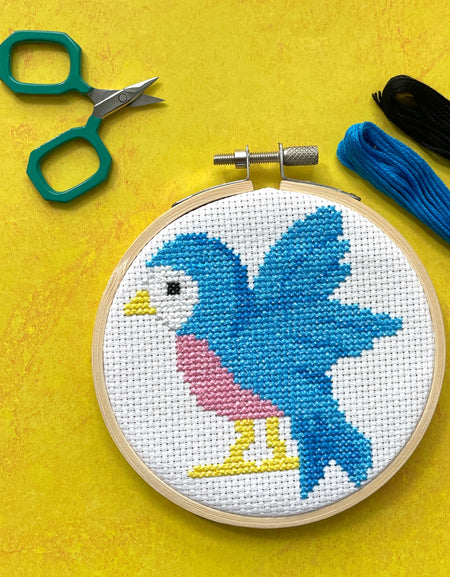 Bluebird by Mary Engelbreit Cross Stitch Digital Download Pattern