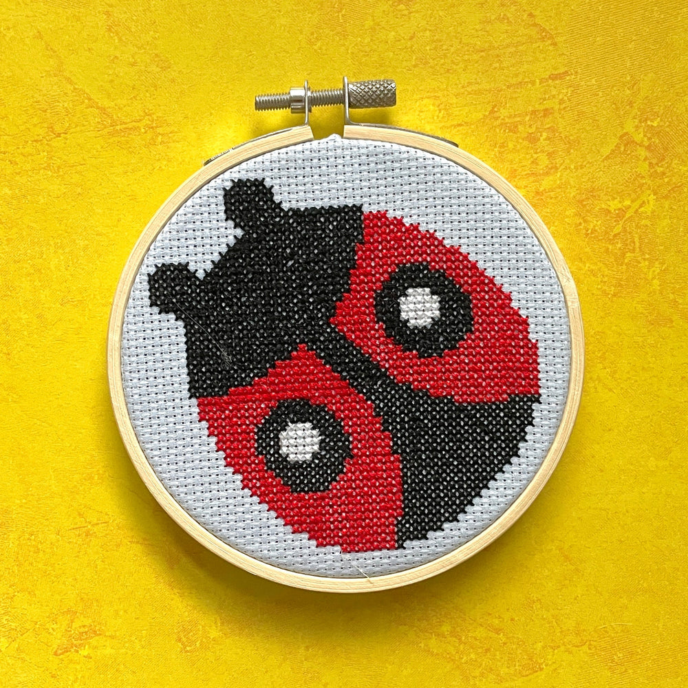 Ladybug by Mary Engelbreit Counted Cross Stitch DIY KIT